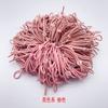 Ligas para el cabello hechas a mano DIY, Accesorios para el cabello de niños, Ligas de goma blancas de alta elasticidad con hebilla, Ligas para el cabello de dibujos animados de doble capa para mujer