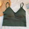 Kaka Wrap Peito Kaká Mesmo Estilo Mulheres U-Shaped Beautiful Back Small Camisole Vest Mulheres Inner Wear Sexy Outer Wear Underwear Underwear