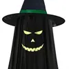 Bestseller transfronterizo de Amazon: Colgante de sombrero de mago que brilla en la oscuridad para decoración de escena exterior de Halloween