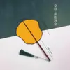 Abanico de Caligrafía con Espacio en Blanco para Escribir, Abanico Pintado a Mano por Ambos Lados, Estilo Hanfu, Estilo Antiguo, Abanico con Borla, Arte de Bambú