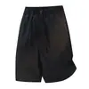 Nuevos Shorts Casuales Frescos de Seda de Hielo para Hombre Verano 2026 Estilo Japonés Color Sólido Simples Holgados Talla Grande Shorts de Cinco Puntos para Hombre