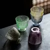 Conjunto de Chá Kung Fu de Vidro Tradicional Copo de Degustação Copo Pessoal Recipiente de Preparo de Chá de Alta Qualidade Marca Yushantang Copo Folha de Bananeira Copo de Pé Alto