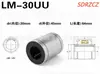 Rodamiento lineal LM3UU LM4UU LM5UU LM6UU LM8UU LM10UU LM12 eje óptico deslizante galvanizado