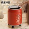 Cubo de Basura con Ruedas para Bolsas de Adsorción de Latas de Coca-Cola, Cubo Doméstico Extraíble Tipo Prensa para Papelera de Habitación, Sala de Estar con Tapa