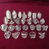 Joyería Artesanal Étnica Miao de Guizhou Accesorios de Bordado Miao Base para Anillo de Plata Miao DIY Montura para Incrustar Piezas Bordadas Base para Anillo
