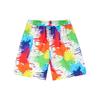 Bermuda Masculina, Bermuda Floral Solta Tendência Estilo Coreano Estampada, Bermuda Fina Grande, Bermuda Casual de Praia para Homem