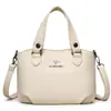 Bolsa de Mão Fashion Compartimentada Atualizada com Grande Capacidade, Versátil e Elegante, Adequada para o Dia a Dia, Bolsa de Ombro e Transversal para Mulheres