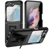 Elegante Anticaída Dos en Uno TPU+PC Adecuado para Funda de Teléfono Móvil Samsung Z Flip6 Adecuado para Z Flip5/4/3