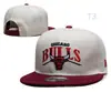 Nueva Gorra de Baloncesto de la Liga Americana Chicago Bulls Los Angeles Gorra de Béisbol Bordada Ajustable de Visera Plana