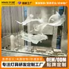 Maquete de escritório de vendas, lustre de cristal, salão de banquetes, saguão de hotel, shopping center, villa, fábrica de luminárias não padronizadas em larga escala