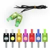 Luz de Matrícula para Motocicleta Yizhong Tornillo de Modificación para Vehículo Eléctrico Luz Ojo de Águila Doble LED Luz Decorativa Luz de Freno Trasera