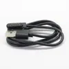 Cabo de Carregamento Magnético Personalizado USB a Macho para Pogo Pin de 4 Pinos Cabo de Dados Magnético para Pulseira Inteligente