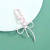 Nuevo estilo princesa fugitiva lindo llavero de lazo accesorio colgante simple DIY colgante de cuentas material al por mayor