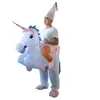 Disfraz Inflable de Pegaso Unicornio de Halloween Disfraz de Animal para Performance Muñeco Cosplay Pasarela