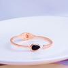 Pulsera de proyección abierta de la tendencia de moda simple japonesa y coreana un ciervo te tiene 100 idiomas Te amo joyería de proyección