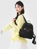Mochila de Ombro Duplo em Tecido Oxford 2026 Nova Moda Pequena para Mulheres Bolsa de Viagem em Lona Impermeável Leve