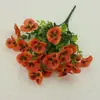 Amazon Flor Artificial Transfronteriza, Maceta de Plástico con Pensamientos, Pequeño Ramo de Flores para Arreglo, Flores para Decoración de Jardín
