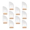BT056-060 acrílico transparente tridimensional 2 mm placa de número de mesa de boda placa de asiento de mesa decoración de mesa DIY