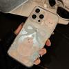 Funda de Teléfono con Purpurina Adecuada para Apple 18 Pro Max con Diseño de Lazo y Gato, Estilo Hada para iPhone 14, Funda Suave para iPhone 11 con Correa