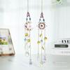 Estilo étnico estilo exótico sun catcher jardim pingente de cristal jardinagem DIY fornecimento de decoração de casamento