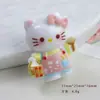 Accesorios de Resina DIY de Dibujos Animados Joyería Estéreo Gato Casero Pegamento de Crema Pasador Funda de Teléfono Móvil Hebilla de Zapato Llavero Colgante