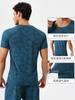 Camiseta Deportiva de Manga Corta Holgada para Hombre, Fresca, Transpirable, para Correr al Aire Libre, Ocio, Entrenamiento Físico, Secado Rápido 51231