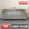 Gabinetes de Cocina de Acero Inoxidable 304 con Estufa Integrada, Listos para Ensamblar, Sencillos para Uso Doméstico