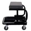 Taburete Cuadrado para Reparación de Autos con Bandeja para Herramientas, Almacenamiento Multifuncional, Taburete en forma de U Universal para Reparación de Automóviles, Taburete de Gateo, Venta Directa de Fábrica
