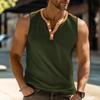 2025 Amazon Nuevo para Hombre Deportivo Sin Mangas Casual Vacaciones Camiseta Chaleco