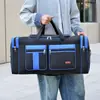 Bolsa de viaje portátil de gran capacidad para hombres y mujeres, bolsa de almacenamiento, bolsa de equipaje, bolsa de viaje grande, bolsa para viaje de negocios, bolsa para ropa de trabajo