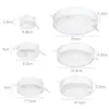 Set de 6 piezas de cubierta de conservación de silicona de grado alimenticio Cubierta redonda multifuncional para tazón Cubierta de película de conservación sellada para refrigerador y horno microondas