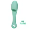 Escova de Nariz de Silicone para Limpar Poros, Escova para Lavar o Rosto, Escova de Limpeza de Cerdas Macias, Escova Macia para Dedal, Escova de Silicone