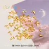 Pingente Estrela e Lua Acessórios DIY Peças de Liga Mista Pulseira com Recortes Contas para Colar Acessórios para Joias DIY