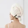 Toalla de Pelo Super Absorbente de Secado Rápido para Mujeres, Turbante de Nuevo Estilo, Toalla de Champú de Terciopelo de Burbujas, Uso en Hotel y Hogar, Gorro de Ducha Espesado