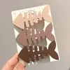Pinza para el pelo parte trasera de la cabeza pinza lateral para mujer pinza bb simple pinza de horquilla pinza pinzas para el pelo pinza de una palabra fijación de cabellos sueltos flequillo accesorios para el pelo