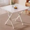 Mesa Cuadrada Plegable Simple para Ajedrez y Cartas para Uso en Casa, Mesa de Mahjong Cuadrada, Mesa Portátil de Entretenimiento para Exteriores, No Requiere Almacenamiento, Lista para Entrega