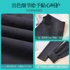 Pantalones de tiburón de cintura alta a rayas verticales para niñas estilo primavera y otoño, Pantalones de yoga de canalé transpirables mate de alta elasticidad