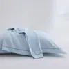 Fundas de almohada de algodón 100% cepillado 48x74 cm, juego de dos, fundas para cojines de algodón puro para adultos, tamaño grande 50x80 cm, pieza única