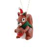 Artesanías de Arcilla Blanda Hechas a Mano Personalizadas Animales Lindos de Dibujos Animados Ciervo Ardilla Zorro Elefante Animales Pequeños Decoraciones para Árbol de Navidad