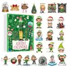 Novo Produto na Estação Independente Washington Nationals 56º Aniversário Dia do Advento Caixa Surpresa Decoração de Árvore de Natal Pingente de Acrílico