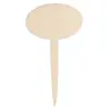 Artesanías de Madera al por Mayor Plato de Flores Plato Etiqueta para Suculentas Inserto de Plato Señal de Paisaje Tallado Placa de Arcilla y Madera Viruta de Madera