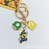 Llavero Creativo de Mario Clásico de la Infancia Hongo Rojo Colgante de Super Mario Encanto de Dibujos Animados para AirPods