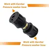 Producto de Venta Caliente Transfronterizo Adecuado para Máquinas de Lavado de Autos Serie K Karcher, Manguera de Extensión de 8-9 mm Adaptador Universal de Conexión Rápida Accesorios
