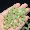Jade Hetian Color Agua Clara 8x12mm Sección de Bambú Cuentas Sueltas Venta al por Mayor Accesorios para Pulsera Collar de Joyería de Jade Cuentas Espaciadoras
