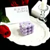 Vela Perfumada en Forma de Cubo con Corazón de Color Sólido Decoración para el Hogar Regalo de Cumpleaños Disponible en Múltiples Colores Nueva Vela de Aromaterapia