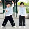 Traje Tradicional Chino Tang de Tres Piezas para Niños y Niñas, Hanfu Infantil, Nuevo Estilo Chino para Primavera y Otoño, Disfraz para Actuación de Jardín de Infancia