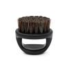 Escova Vintage para Barba com Óleo, Pincel para Maquiagem de Pescoço, Escova para Aparar Cabelo, Ferramenta de Penteado e Cabeleireiro de Crina de Cavalo