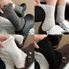 Meias para outono e inverno, meias folgadas, meias de cano médio, respiráveis, estilo ins japonês, doce e fofo, poá