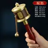 Roda de Oração Manual Estilo Xizang, Roda de Oração Portátil Xizang, Cilindro Giratório Simples Pintado de Cobre, Decoração para Casa Xizang