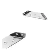 Código de Ángulo de Acero Inoxidable Engrosado Código L Ángulo Recto de 90 Grados Soporte de Hierro Fijo de Ángulo Recto para Muebles Conector de Soporte Laminar
